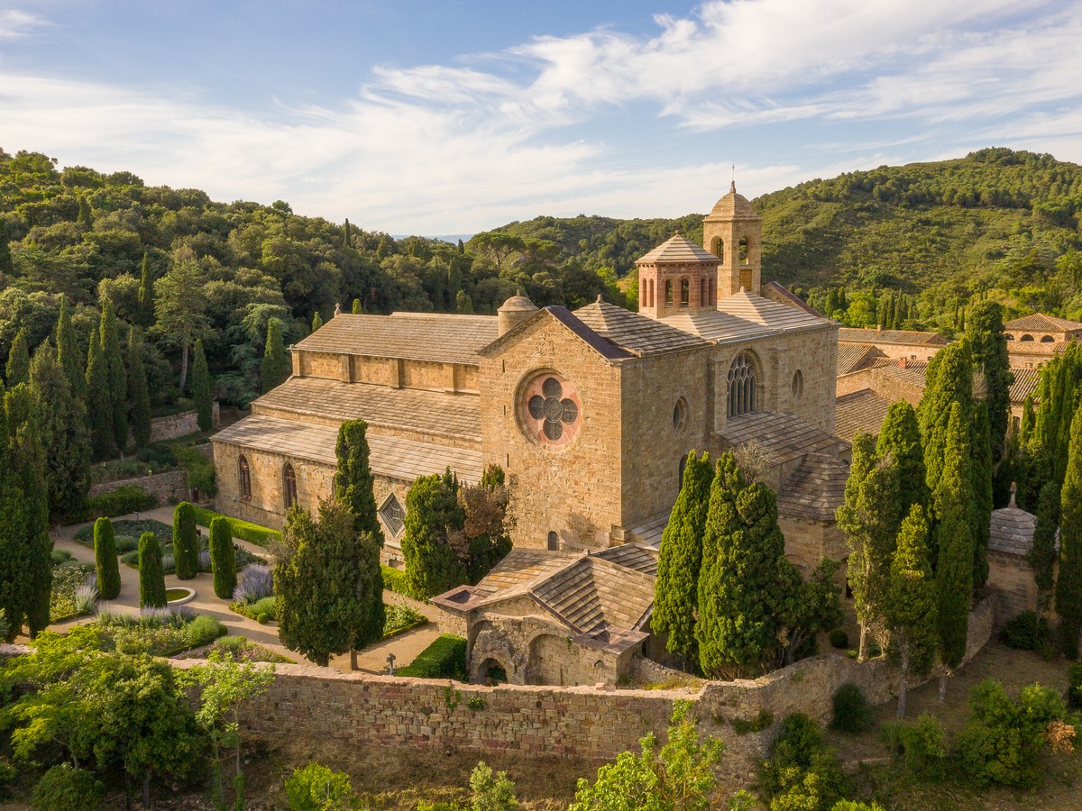 Cloître et jardins de l’Abbaye de Fontfroide