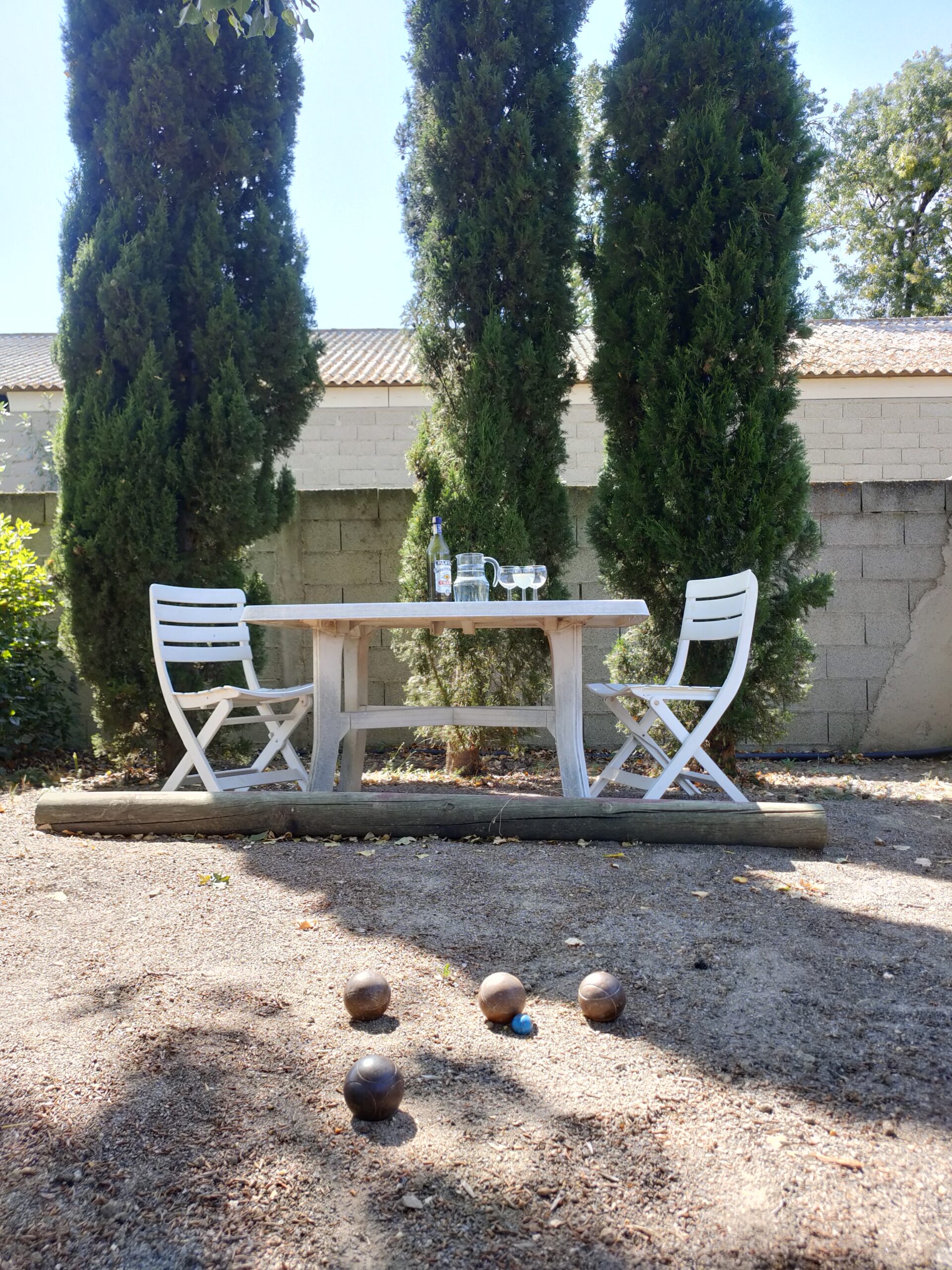 Boulodrome privé du gîte Les Oliviers